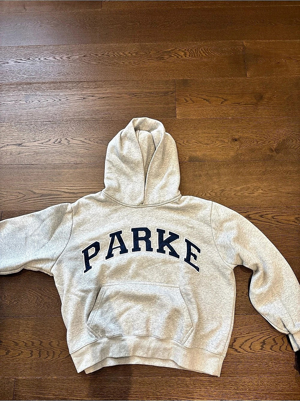 Parke OG Varsity Hoodie Sweatshirt Cream
